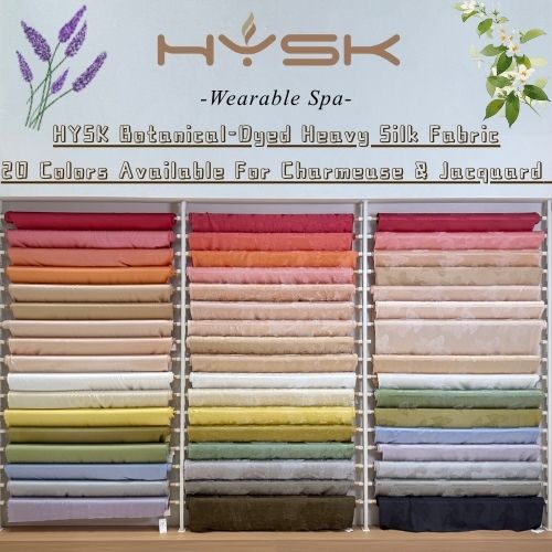 Botanical-Dyed Silk Fabric