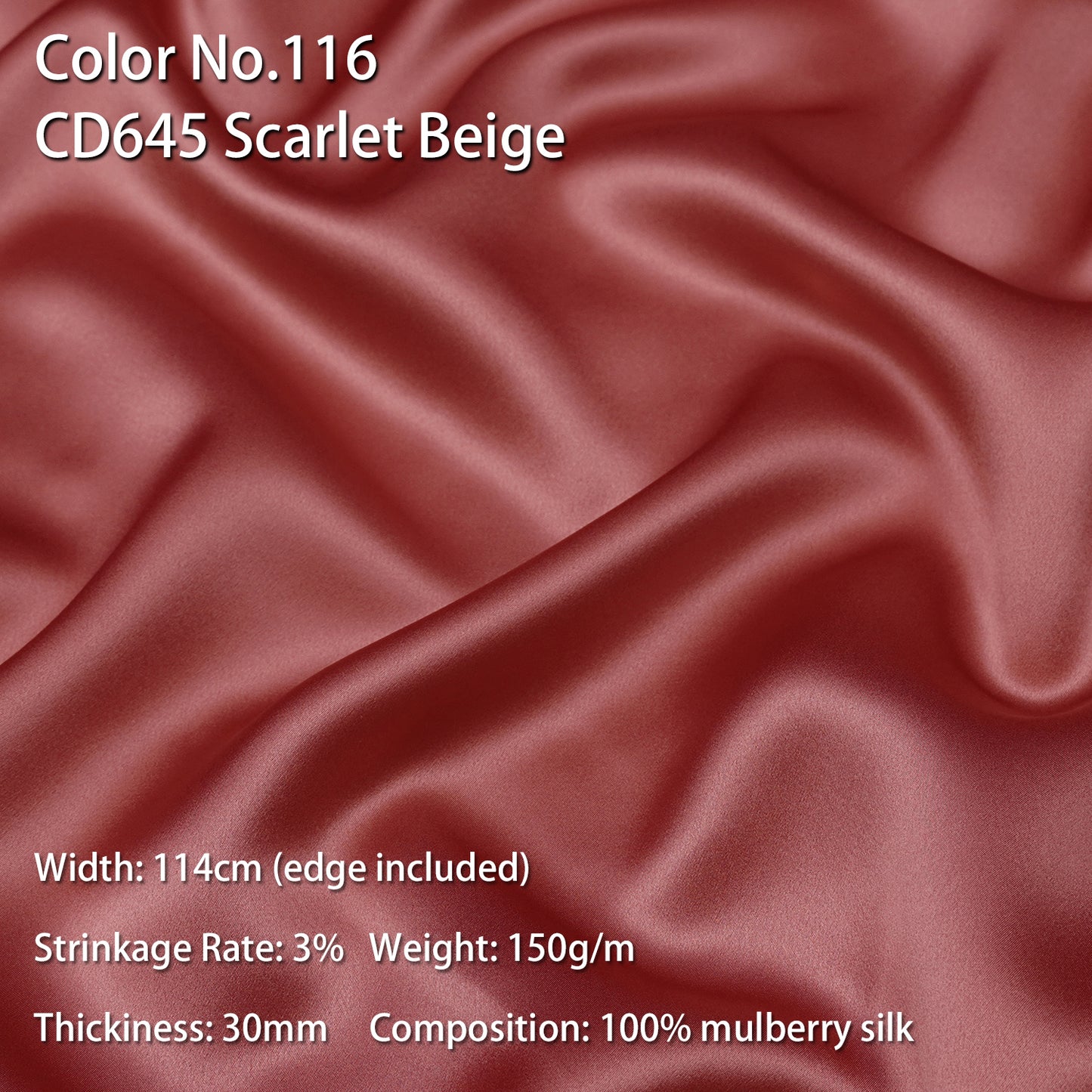 HYSK 100% Mulberry Silk Charmeuse Fabric –  Pink Tones, 30 Momme, Soft Lustrous & Skin-Friendly, 6A Premium Silk for Nightwear, Pajamas, Bedding & Lining