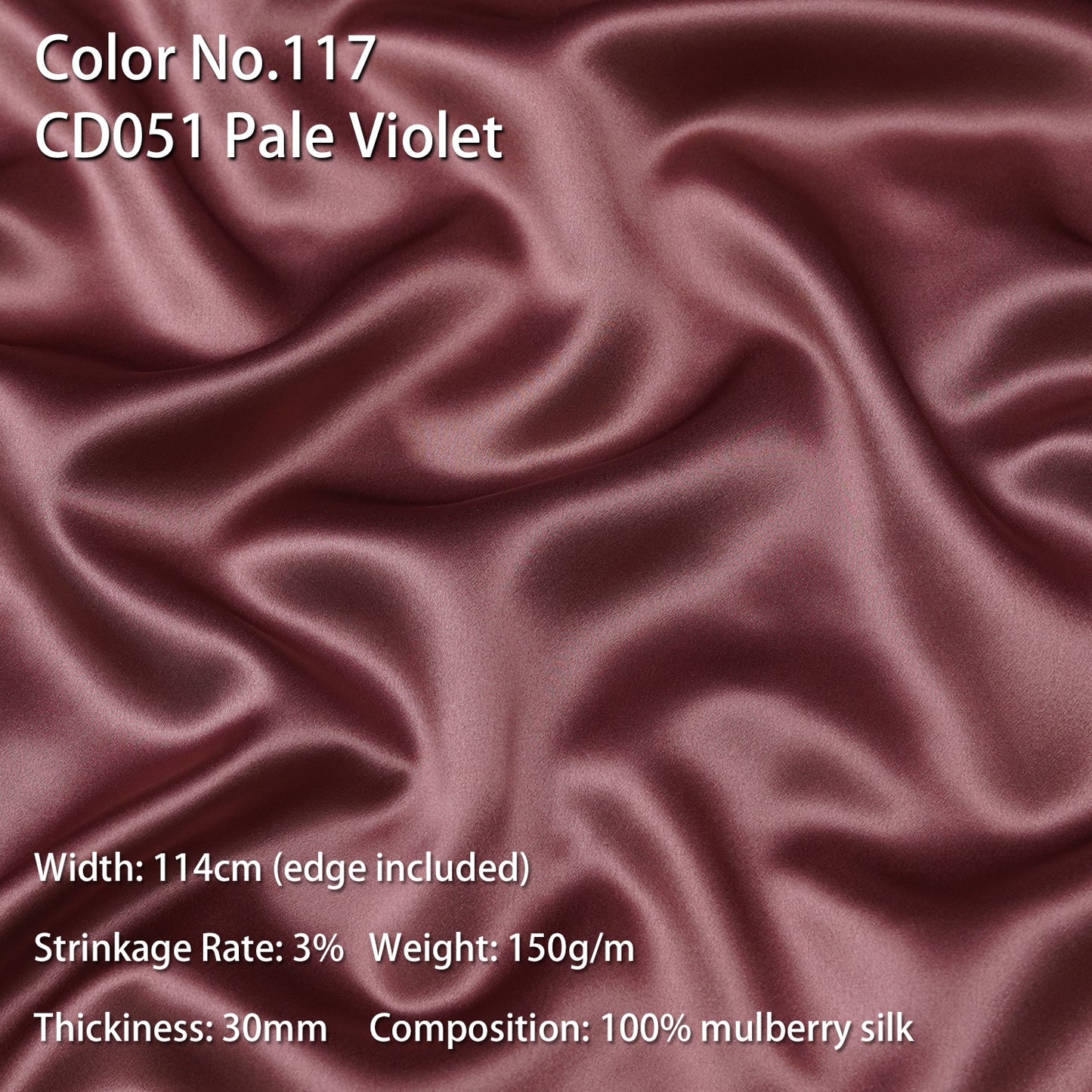 HYSK 100% Mulberry Silk Charmeuse Fabric –  Pink Tones, 30 Momme, Soft Lustrous & Skin-Friendly, 6A Premium Silk for Nightwear, Pajamas, Bedding & Lining
