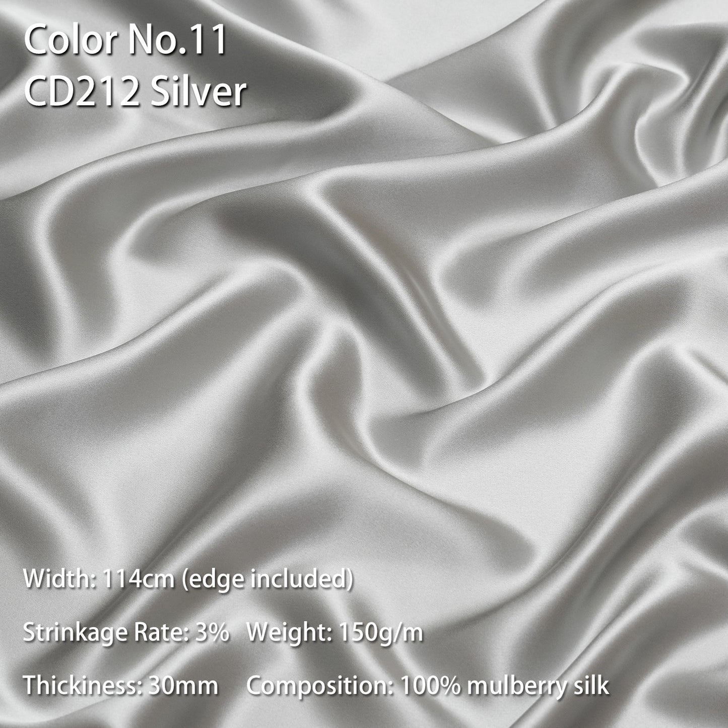 HYSK 100% Mulberry Silk Charmeuse Fabric – Beige Tones, 30 Momme, Soft Lustrous & Skin-Friendly, 6A Premium Silk for Nightwear, Pajamas, Bedding & Lining