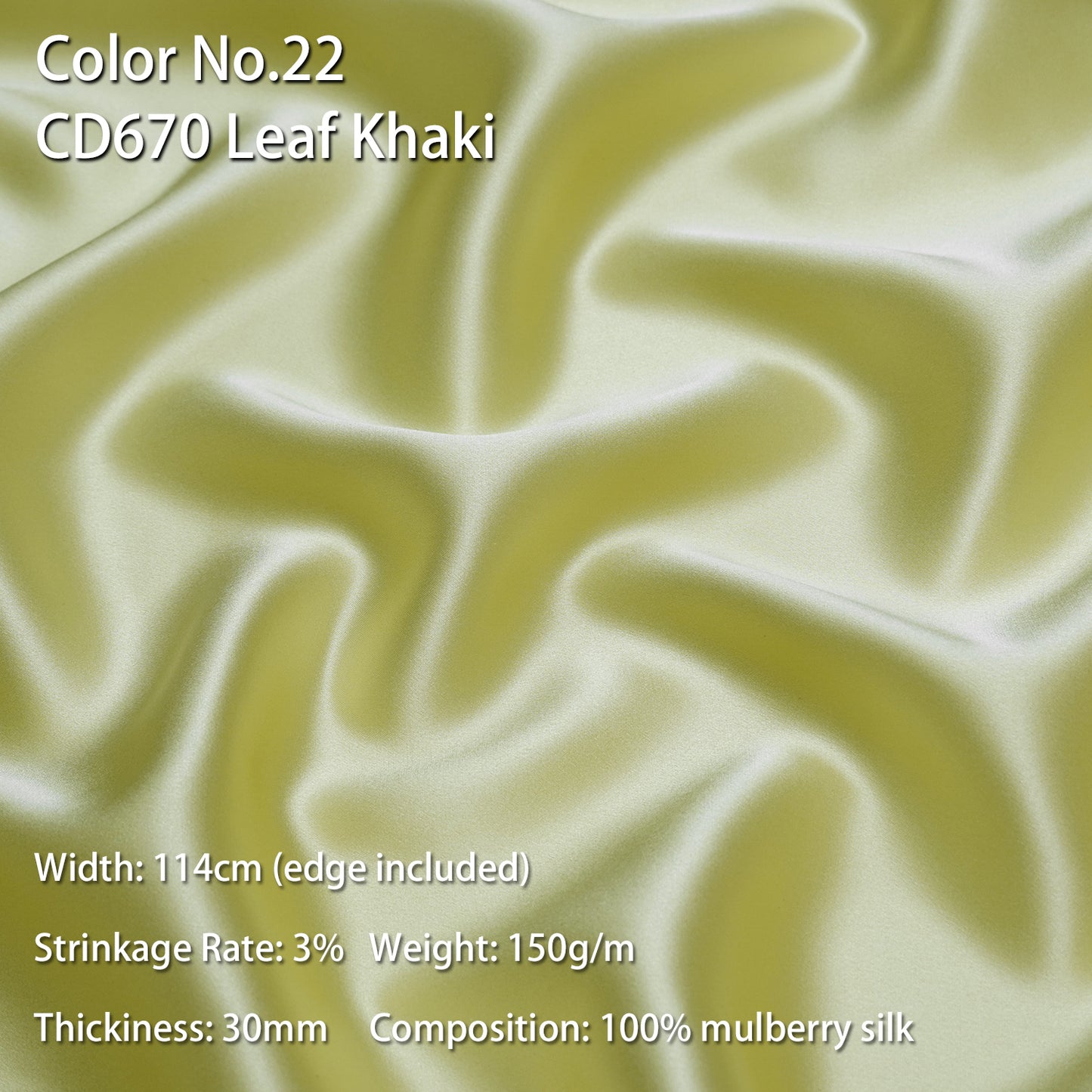 HYSK 100% Mulberry Silk Charmeuse Fabric – Yellow Tones, 30 Momme, Soft Lustrous & Skin-Friendly, 6A Premium Silk for Nightwear, Pajamas, Bedding & Lining