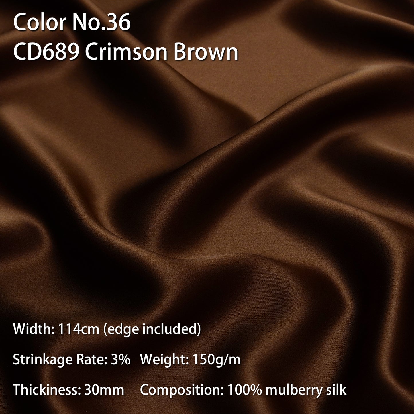 HYSK 100% Mulberry Silk Charmeuse Fabric – Khaki Tones, 30 Momme, Soft Lustrous & Skin-Friendly, 6A Premium Silk for Nightwear, Pajamas, Bedding & Lining