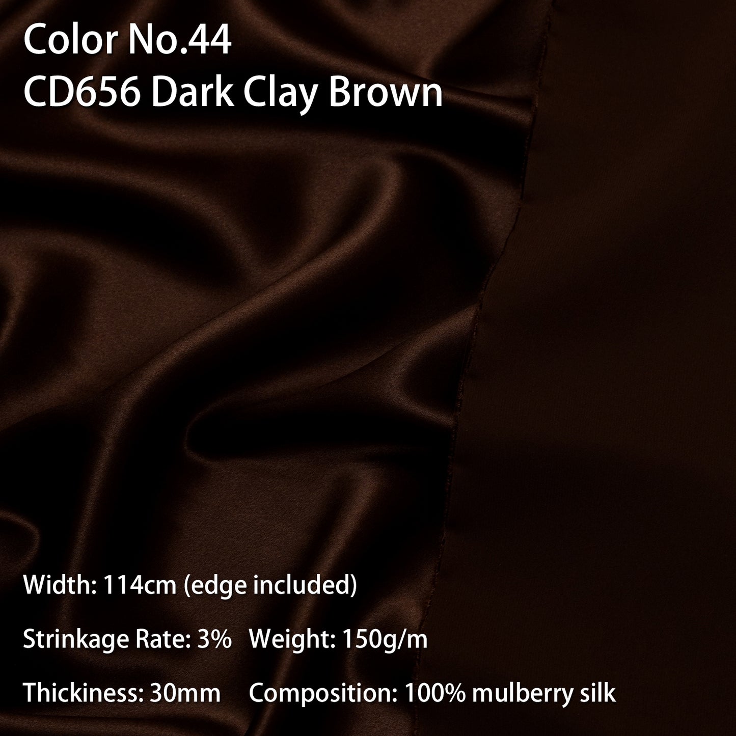 HYSK 100% Mulberry Silk Charmeuse Fabric – Khaki Tones, 30 Momme, Soft Lustrous & Skin-Friendly, 6A Premium Silk for Nightwear, Pajamas, Bedding & Lining